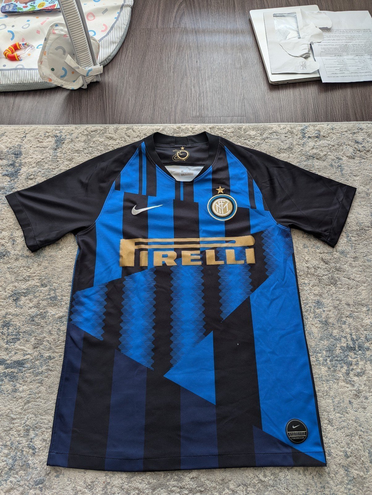 Inter Milan 20th Anniversary Stadium Jersey Limited Edition Soccer Jersey