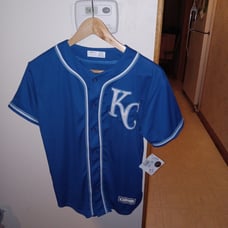 Kansas City Royals Majestic MLB YOUTH Jersey L