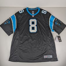 Nike Carolina Panthers Jaycee Horn #8 Black Official NFL Player Game Jersey 3XL.