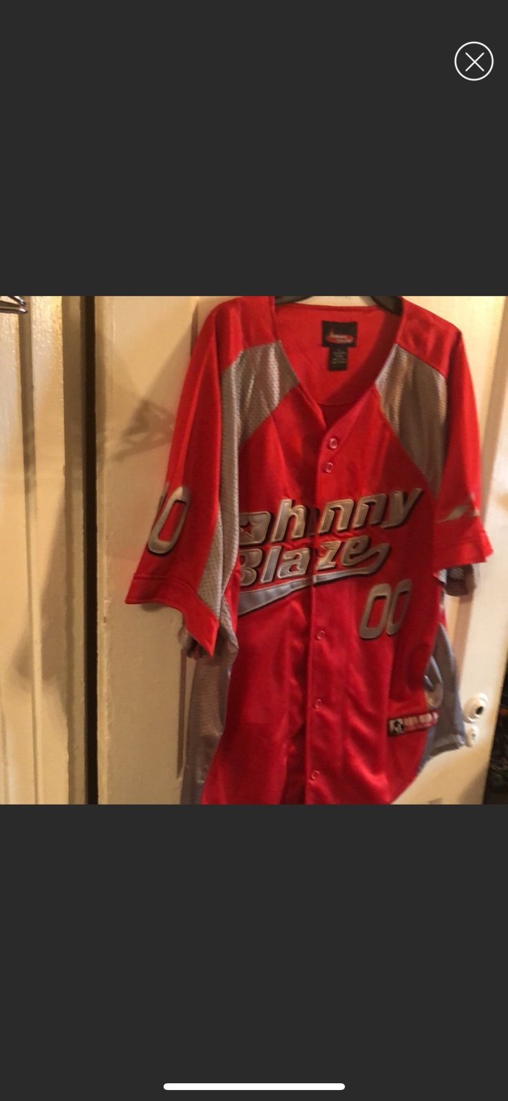 Johnny Blaze Hip Hop Baseball League Jersey Shirt #00 For
