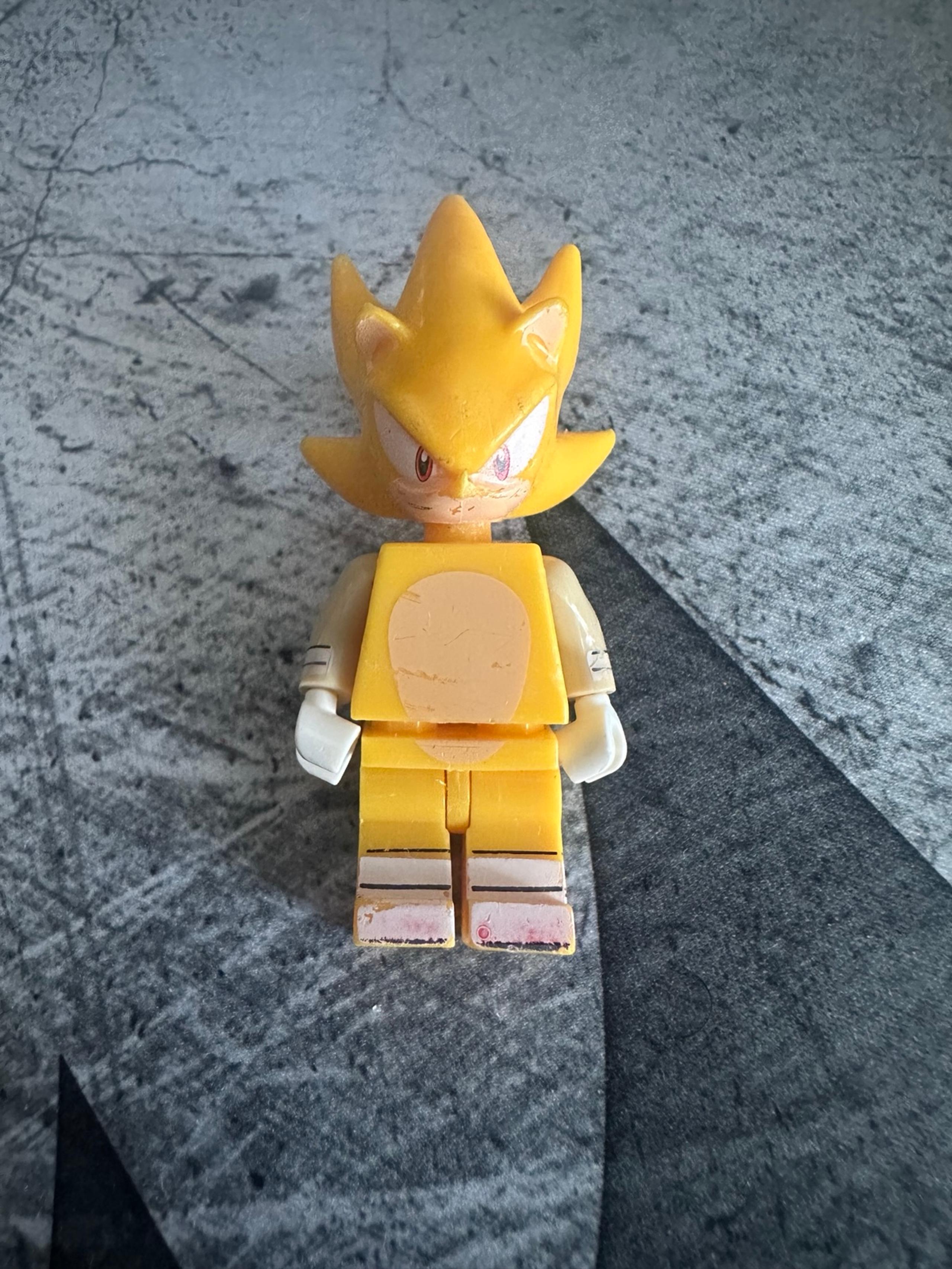 Super Sonic Lego Figure