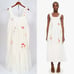 345 NWT Mother Love Story Embroidered Maxi Dress L Cotton Gauze Sundress