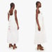 345 NWT Mother Love Story Embroidered Maxi Dress L Cotton Gauze Sundress