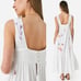 345 NWT Mother Love Story Embroidered Maxi Dress L Cotton Gauze Sundress