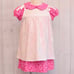 3T Pink Dress with Pinafore Toddler Girl