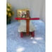 Vintage Wooden Rocking Horse Upcycled Retro Kids Toys Nursery 50s 60s Mid Centur