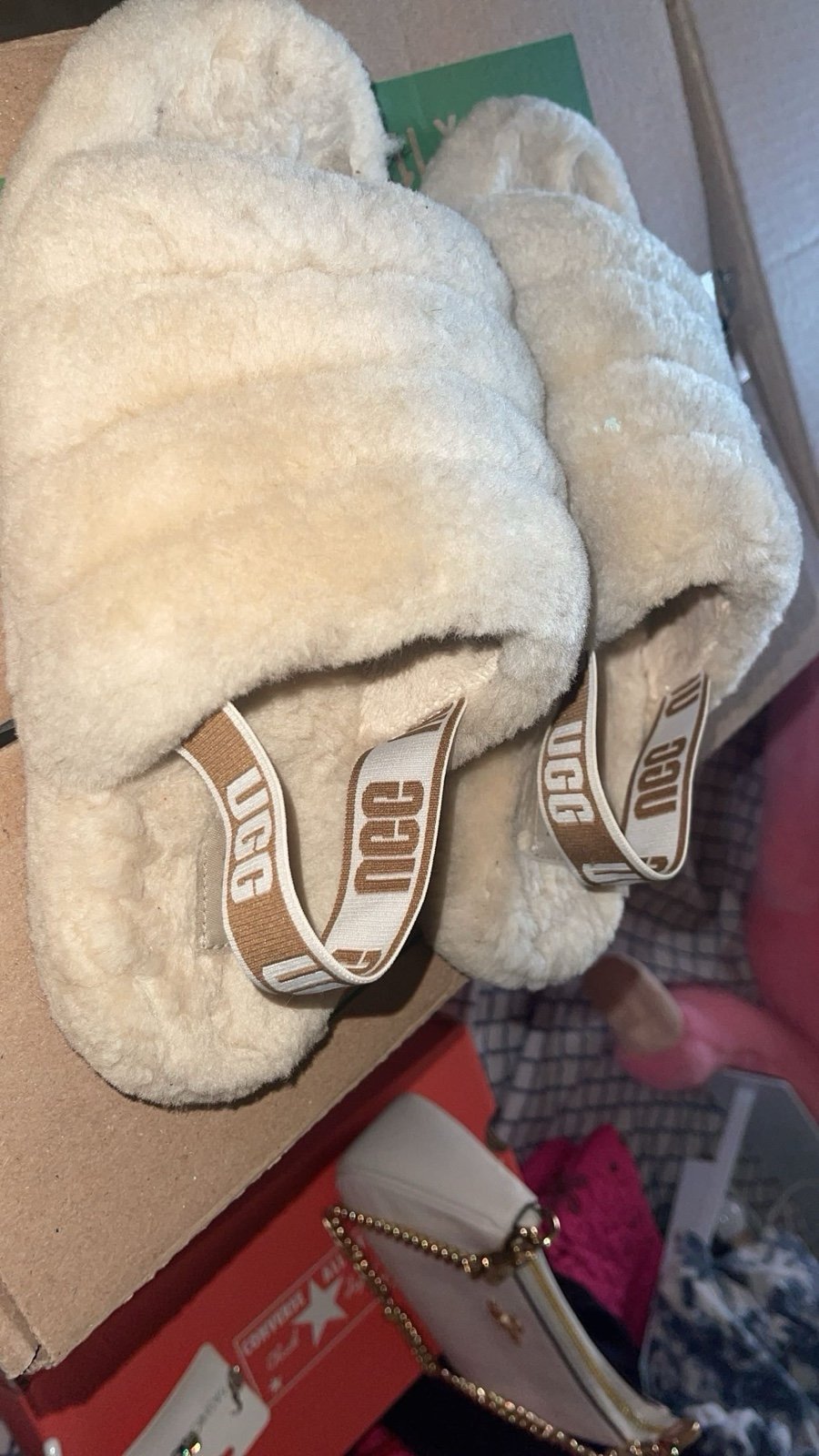Big kid ugg slides