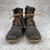 *READ* Bean Boots LL Bean Men's FM Classic Duck Brown Leather Unlined Waterproof
