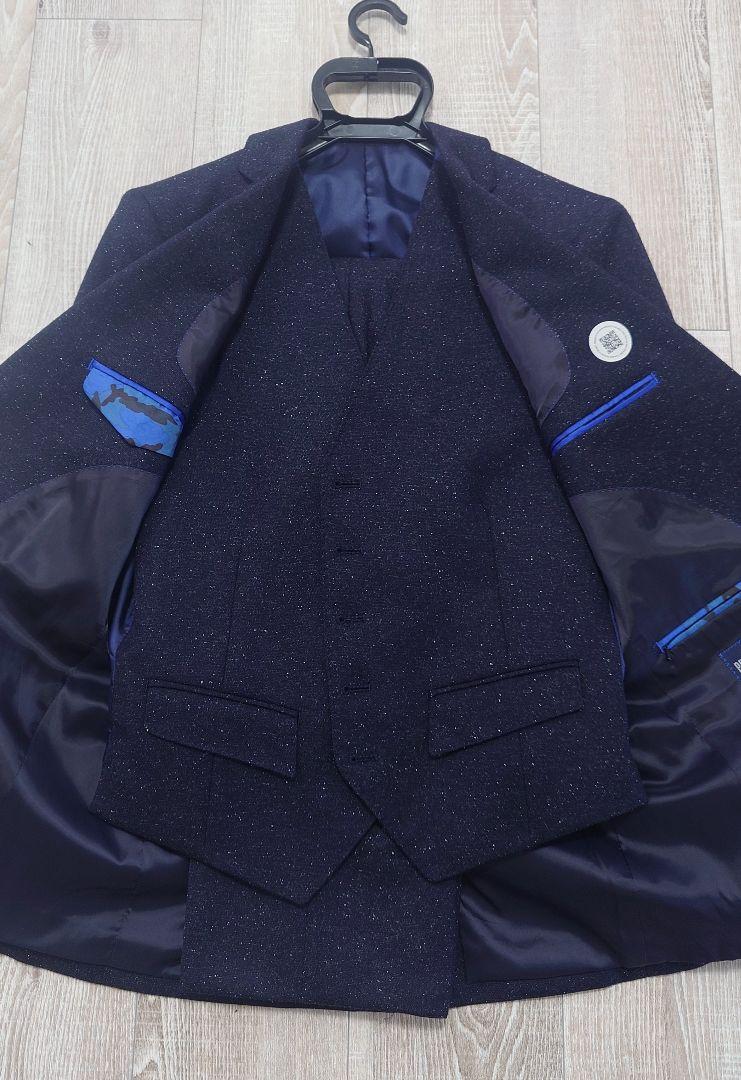 PARSON'S Three-Piece Suit YA-5 Navy