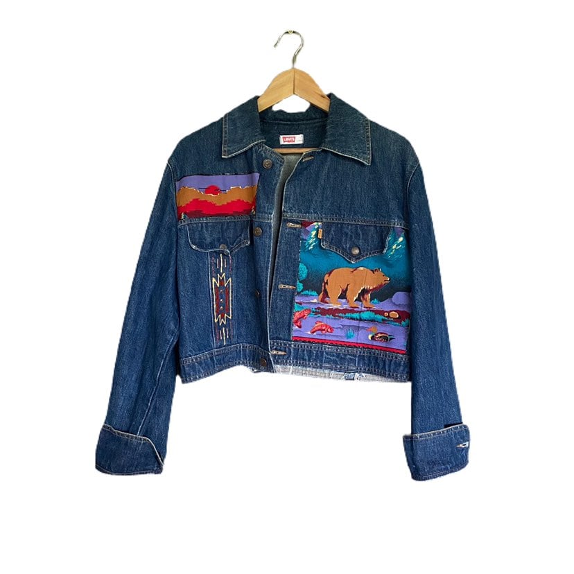 Levi's denim jacket vintage southwest