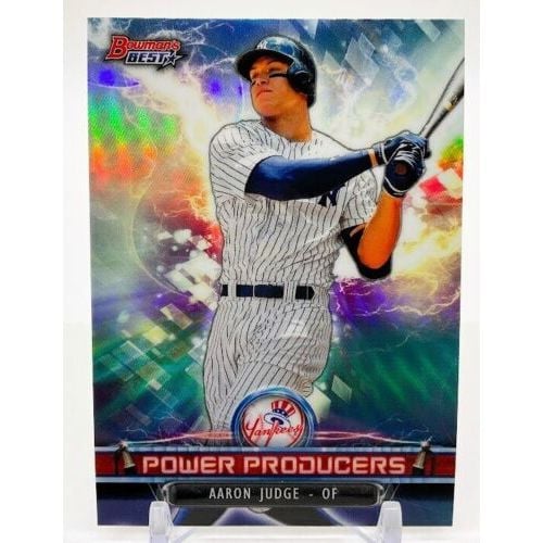 2018 Aaron Judge Bowman's Best Power Producers Refractor #PP-AJ ISA 9 Mint