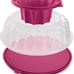 Tupperware Jel-Ring Jello Dessert Serving Mold in Burgundy