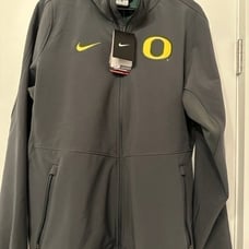 NWT Nike University of Oregon Zip Front Stretch Jacket. Grey. Large 150 MSRP