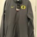 NWT Nike University of Oregon Zip Front Stretch Jacket. Grey. Large 150 MSRP
