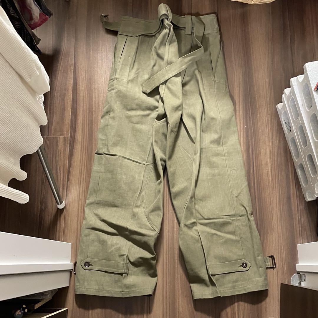 Pherrow's PUP1 Baker Pants Back Satin Olive | Cultizm