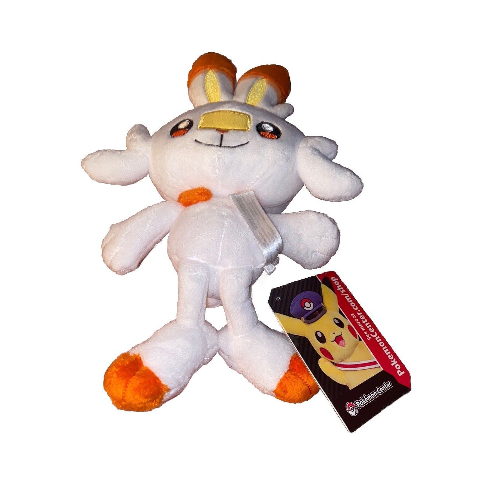 Pokemon Center Scorbunny Flambino Plush 14 2019 Nintendo Game Character NEW TAG