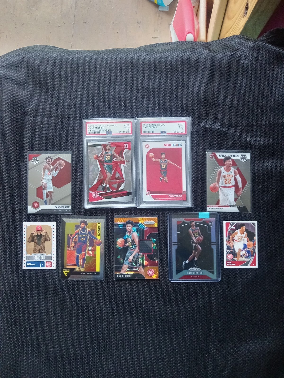 Psa graded 9 mint Cam Reddish rookie lot