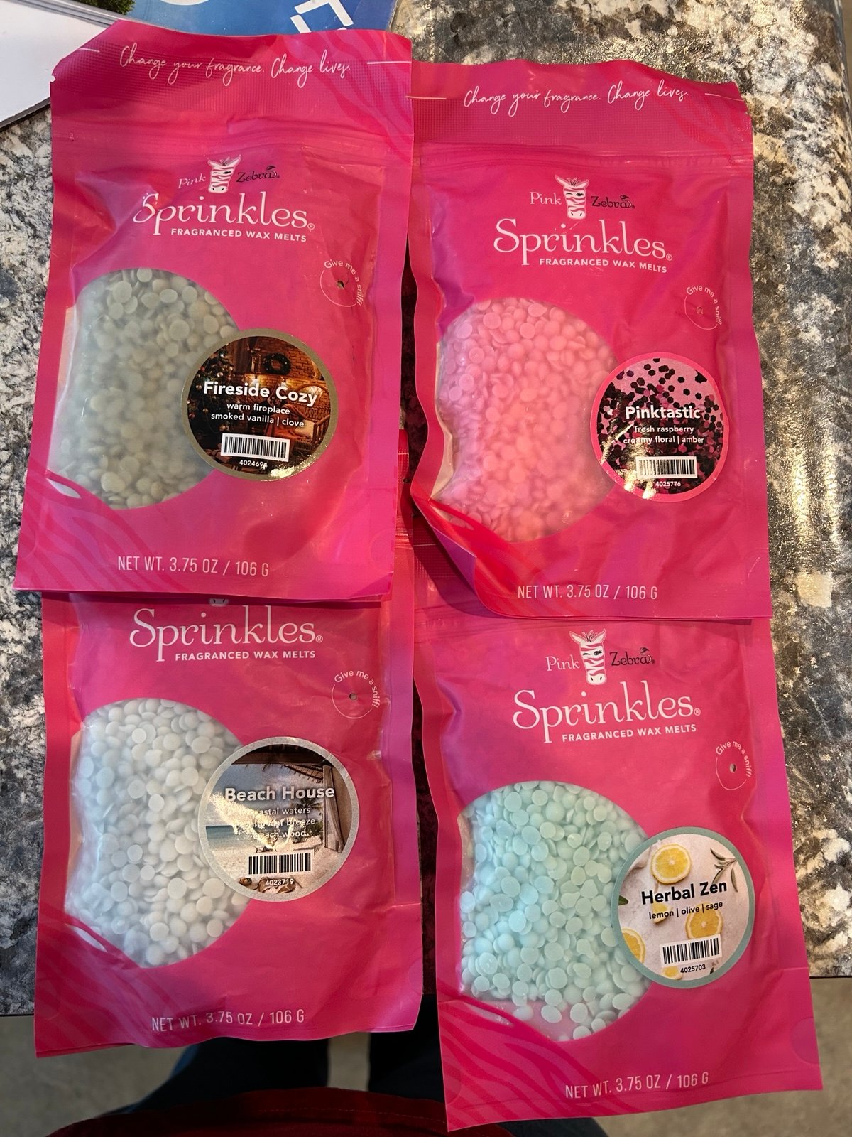 Pink Zebra sprinkles
