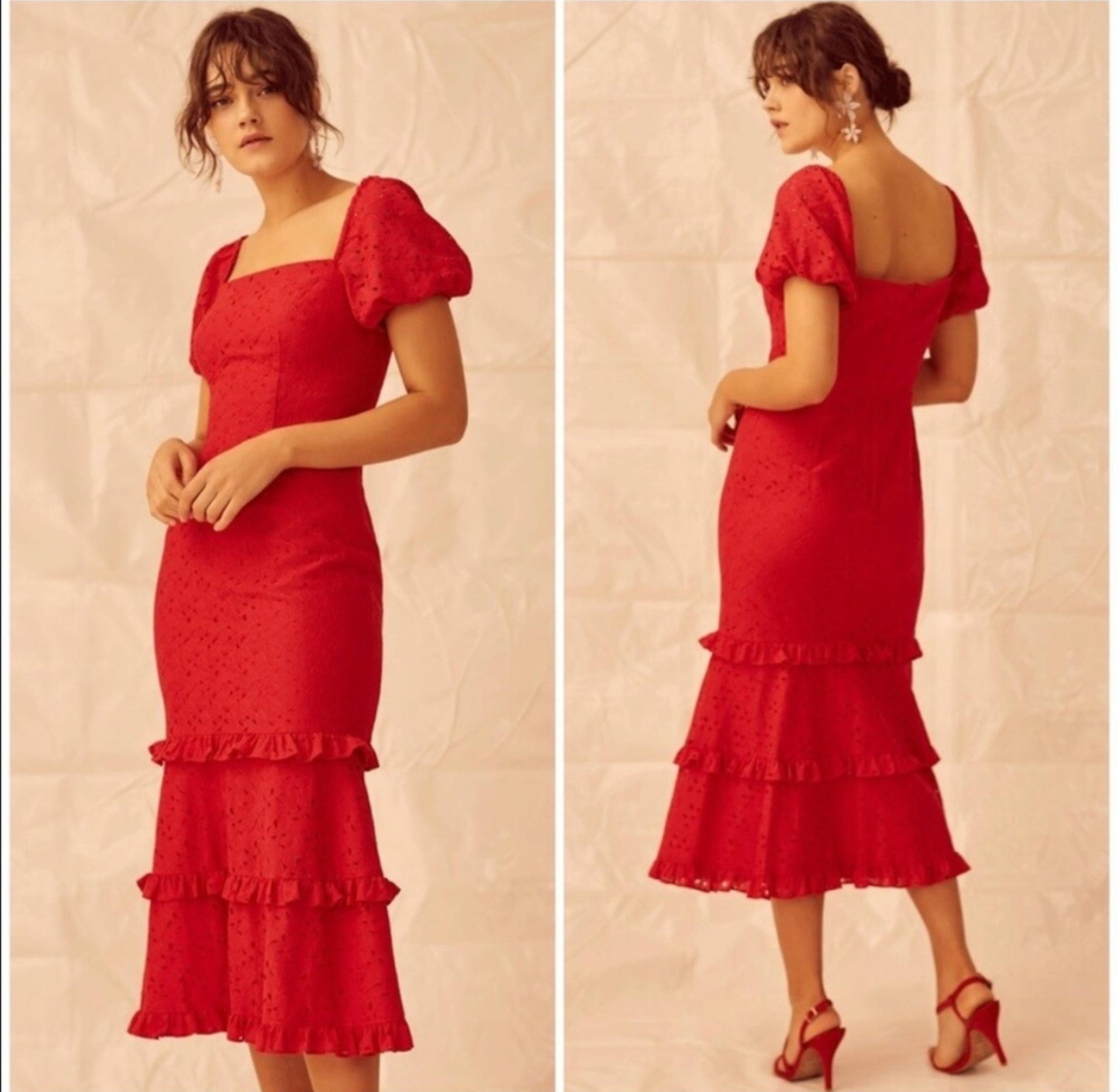 Keepsake the Label Higher Lace Midi Dress
