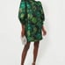 Pomander Place Tuckernuck green jacquard Samantha dress