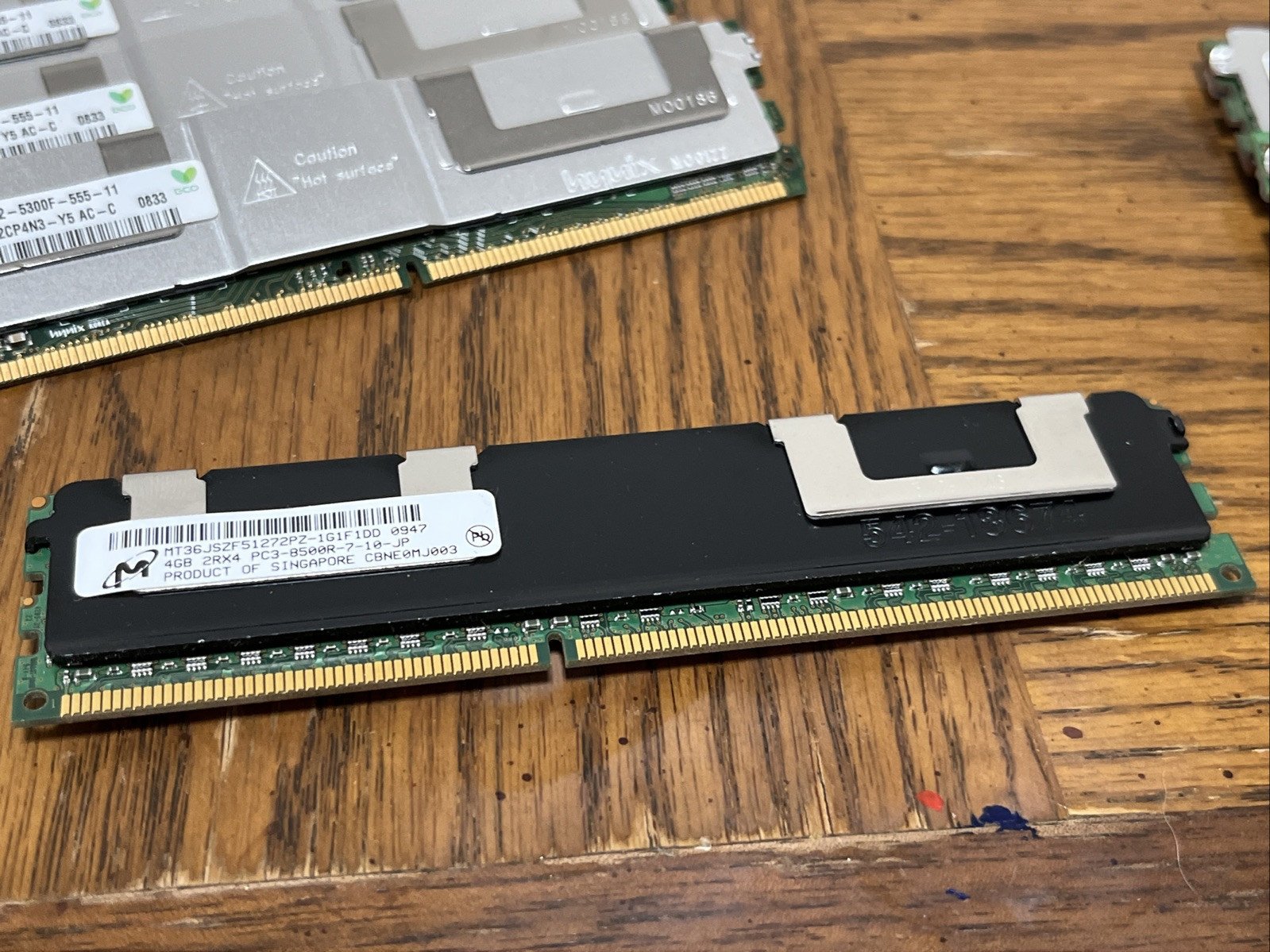 Lot Of 8 (32 GB Total) Mixed Brand 4G 2Rx4 PC2/PC3 Server RAM