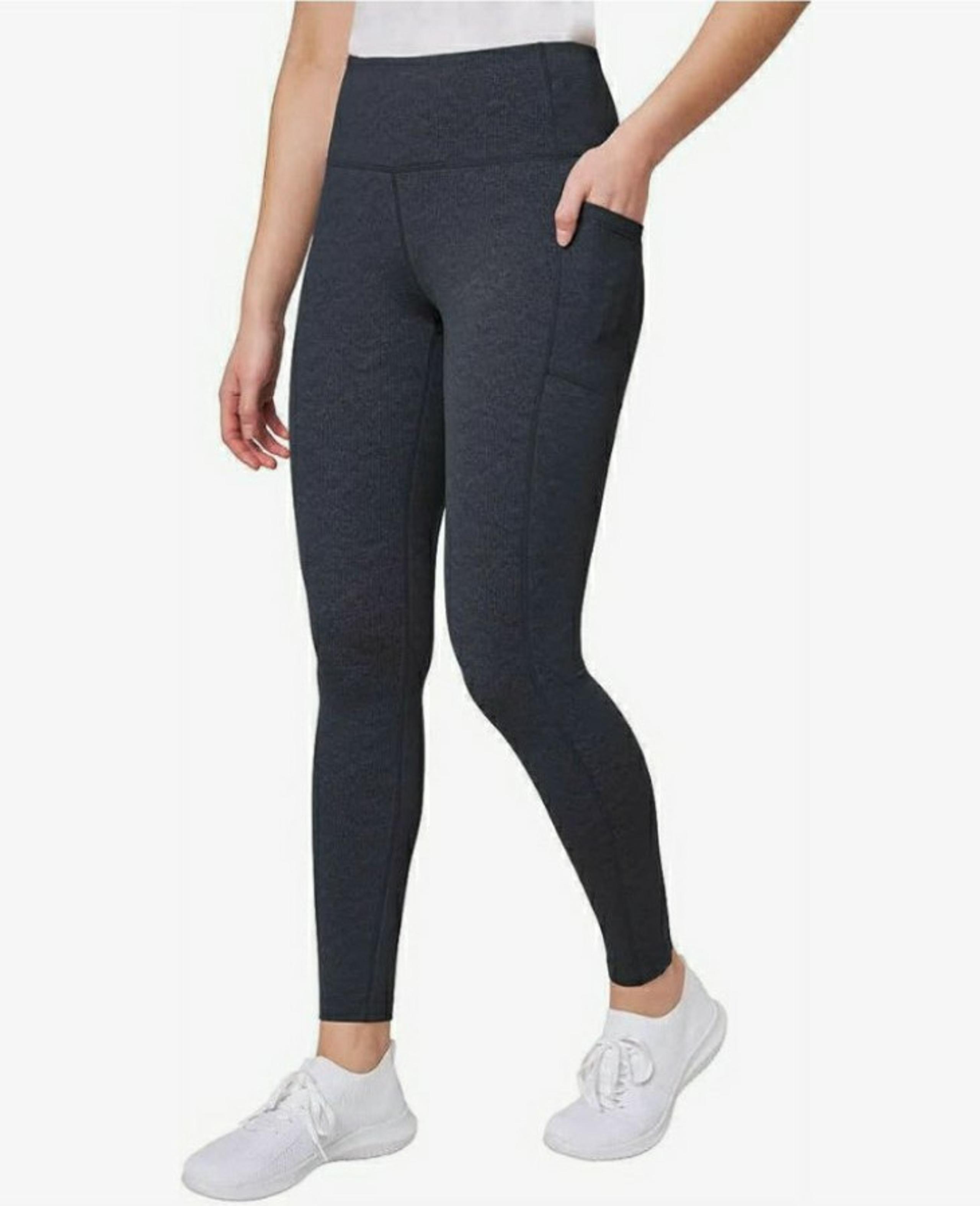 Mondetta Performance Leggings Women’s Side Pockets Athletic Active Athleisure L