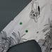 Farm Rio Dress Womens Small Midi Shirt Dress Hawaiian Collared Long Sleeve Linen
