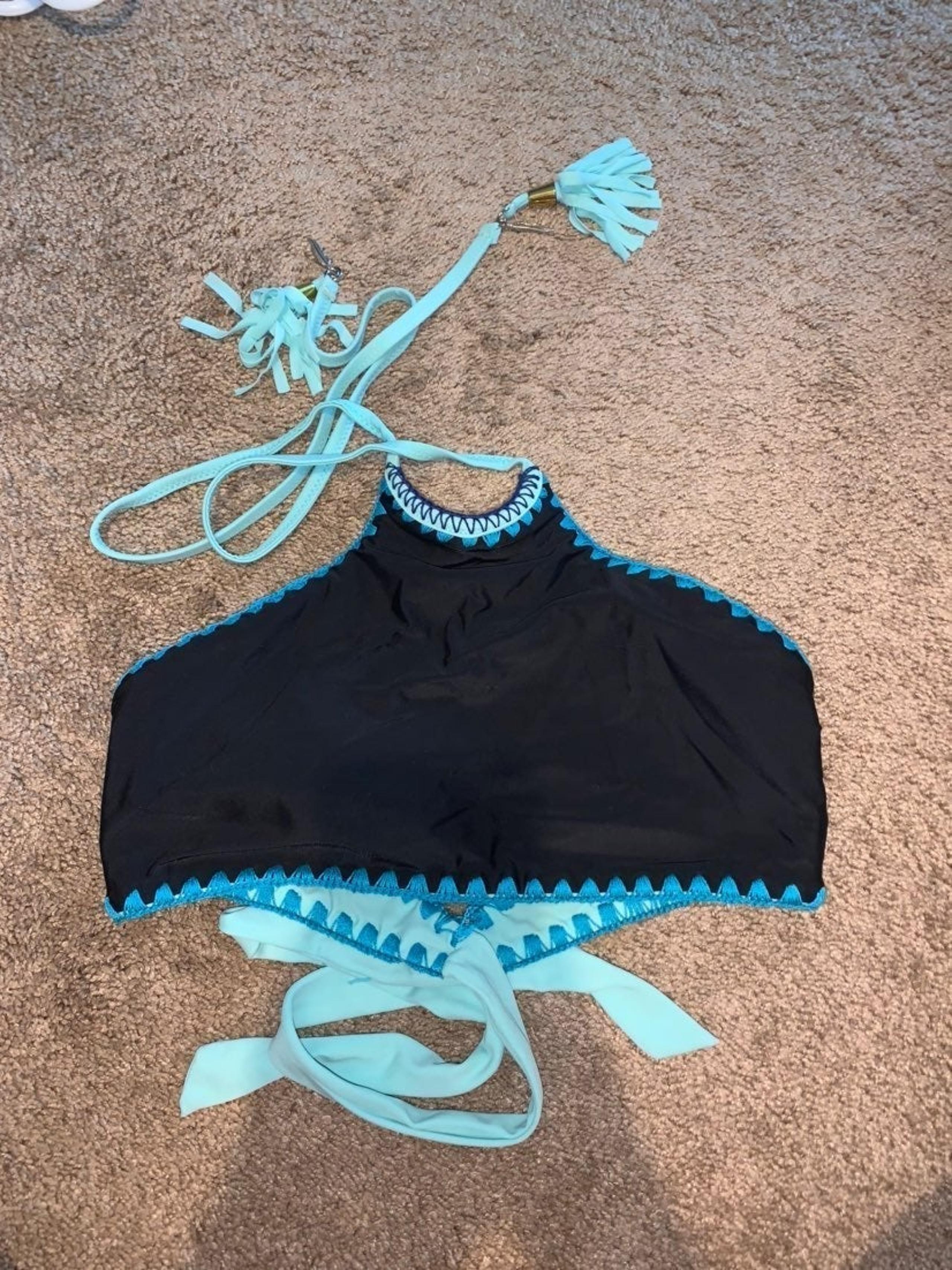 High neck Swim top