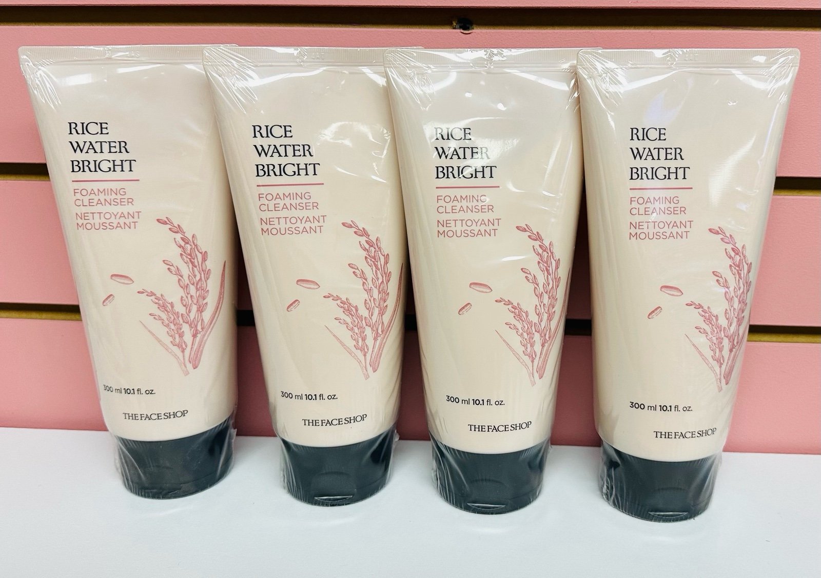 4, The Face Shop Rice Water Bright Foaming Cleanser 10 fl. oz.
