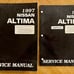 1997 NISSAN ALTIMA Service Shop Workshop Repair Manual & Supplement OEM