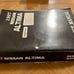 1997 NISSAN ALTIMA Service Shop Workshop Repair Manual & Supplement OEM