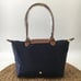 New dark blue medium women's canvas bag