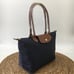 New dark blue medium women's canvas bag