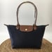 New dark blue medium women's canvas bag