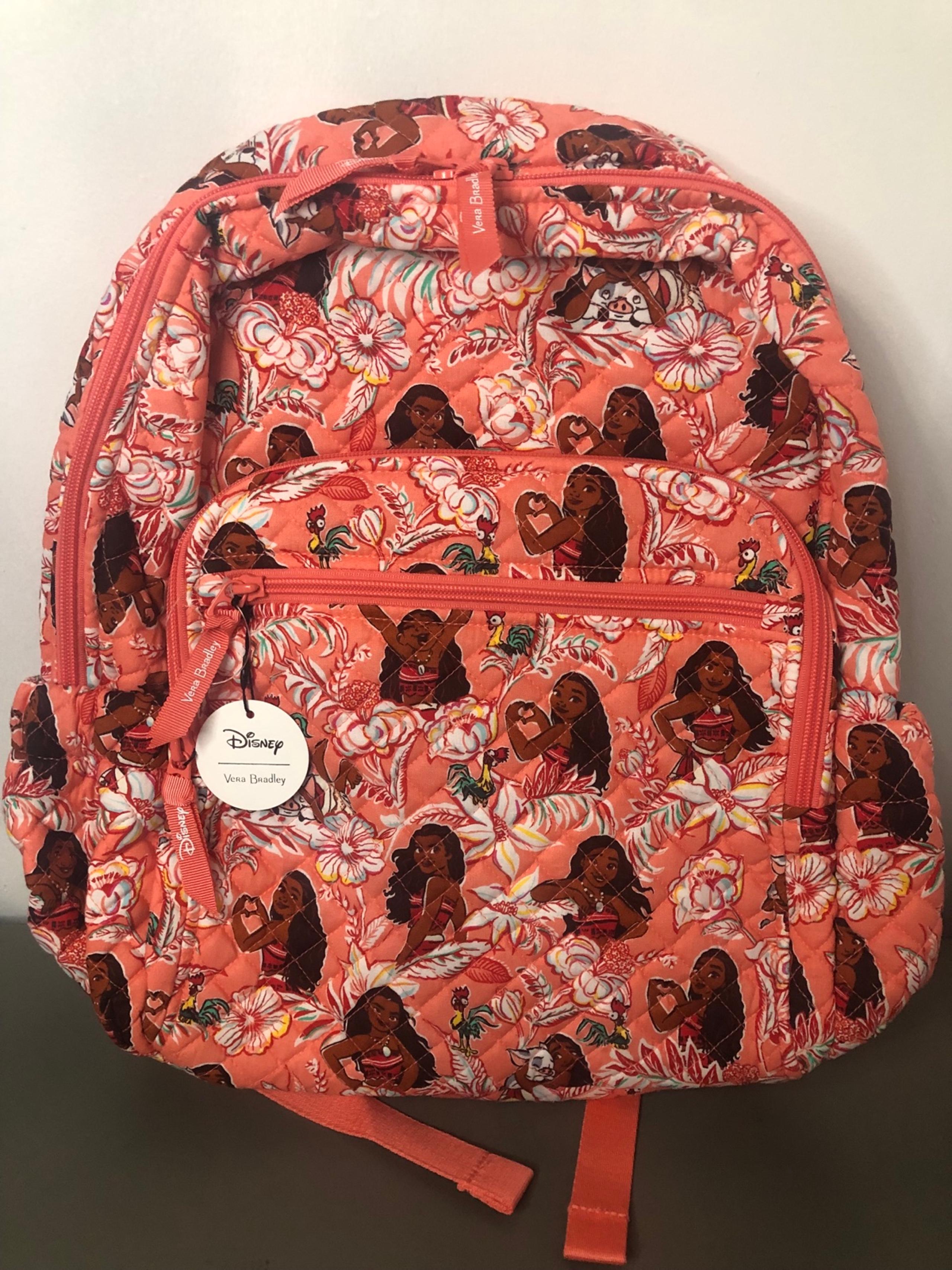 Vera Bradley x Disney Moana Adventure Disney Campus Backpack NWT