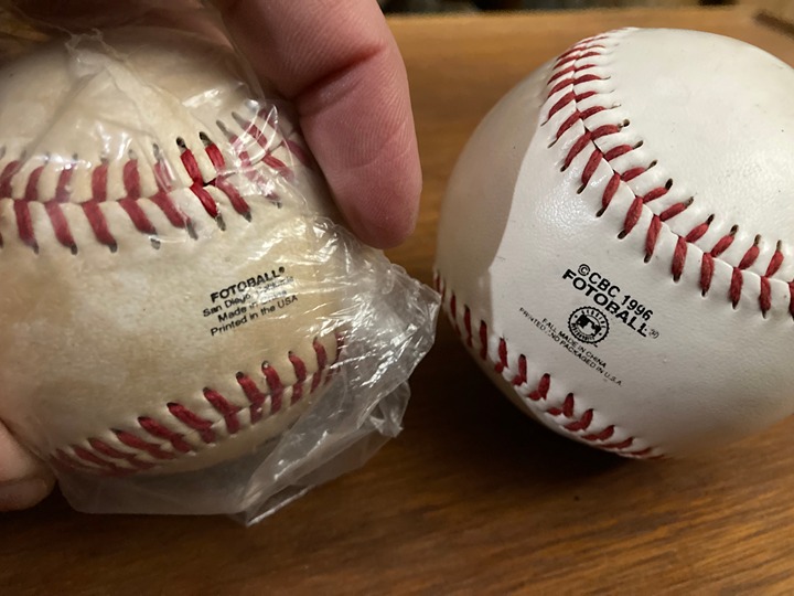 vintage Colorado Rockies Coors Brewing Company baseballs Fotoball collectibles