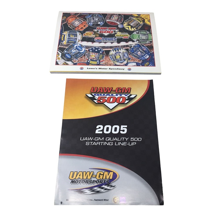 UAW-GM Quality 500 Lowe's Motor Speedway Magazine/The Coca Cola Racing Family