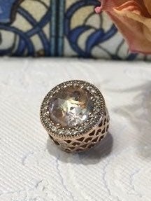 Pandora Rose Gold Radiant Hearts Charm