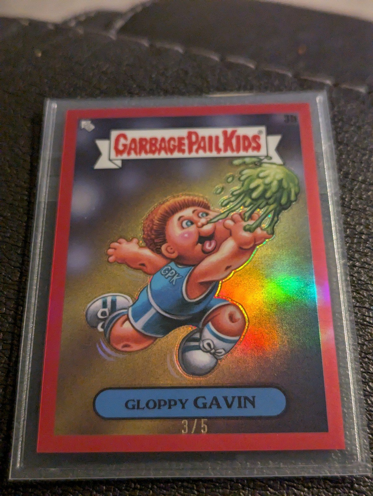 Garbage Pail Kids RED 3/5 Parallel
