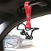 BRAND NEW 2PCS DINOSAUR BLACK JDM TSURIKAWA RING Red Handle Strap Drift Charm