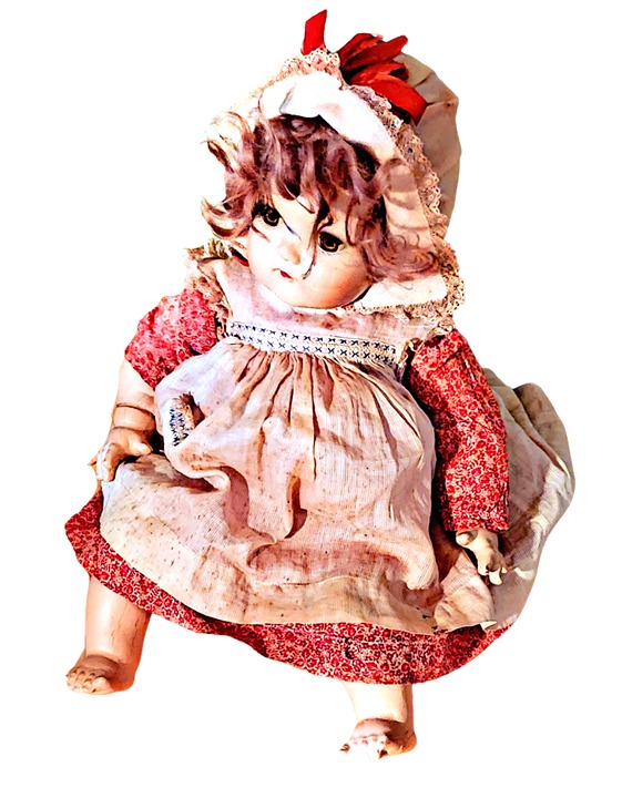 Vintage Baby McGuffey Porcelain Doll, Madame Alexander