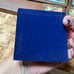 Simian Mari gemstone painting coaster set with holder