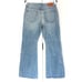 EB DENIM Bowie Flared Jeans Seamed Knee Detail Distressed Mid Rise Denim NEW 26