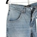 EB DENIM Bowie Flared Jeans Seamed Knee Detail Distressed Mid Rise Denim NEW 26