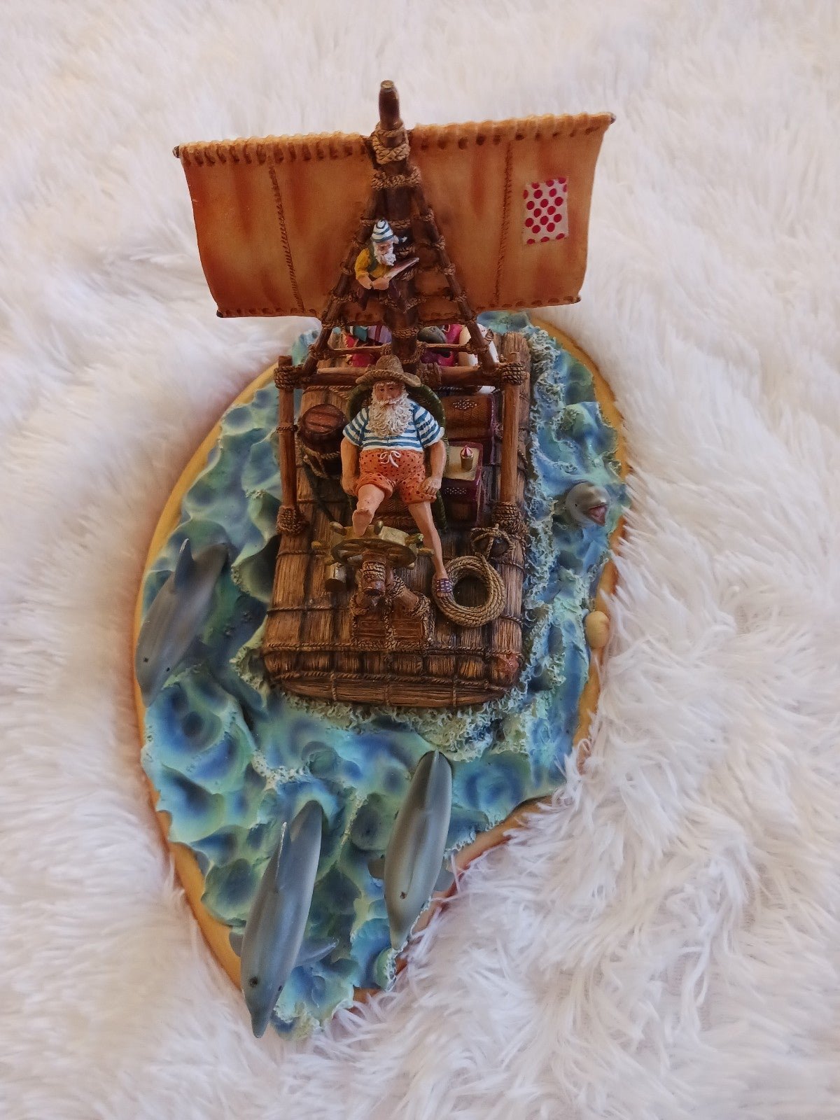 Maruri Santa’s World Travels S.S. World Travels 1997 Raft Dolphins Christmas