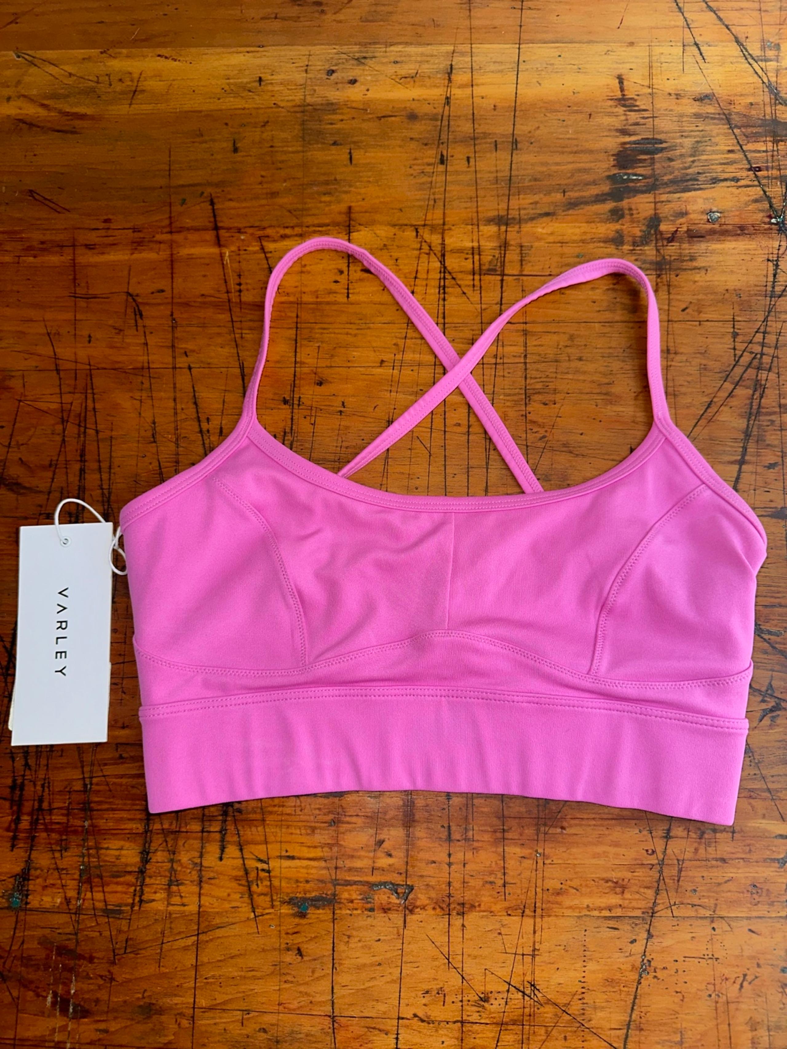 NEW Varley Bubblegum Pink Women's Let's Move Irena Sports Bra
