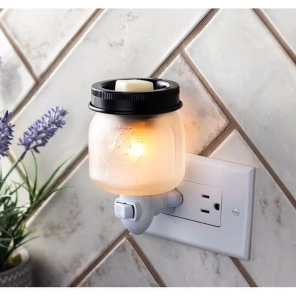 Pluggable Classic Fragrance Warmer - Glass Mason Jar