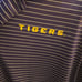 Men's XL Purple & White Stripe Nike Dri-Fit LSU Short Sleeve Shirt