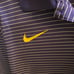 Men's XL Purple & White Stripe Nike Dri-Fit LSU Short Sleeve Shirt