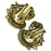 Vintage Earrings Signed HOLLYCRAFT 1950 Rhinestone Vtg Costume Jewelry J14